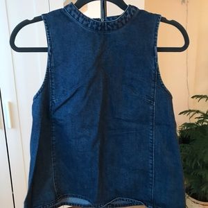 Denim Antrhopologie Tank
